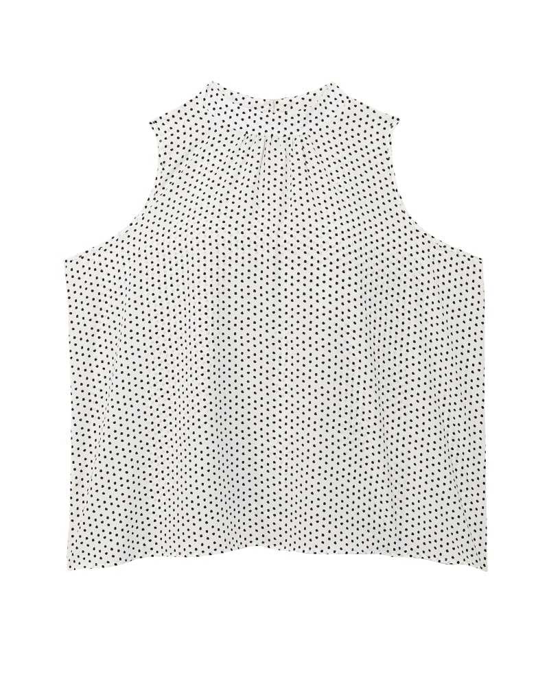 Front of plus size Chasity Sleeveless High Neck Blouse by Meri Skye | Dia&Co | dia_product_style_image_id:136296